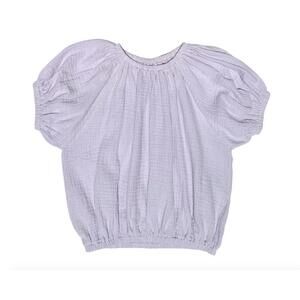 NEW PLEAT kids' alexis top in misty lavender